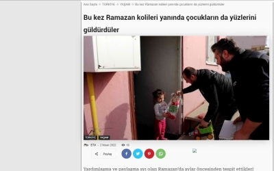 Bu Kez Ramazan Kolileri Yanında Çocukların 'da Yüzlerini Güldürdüler