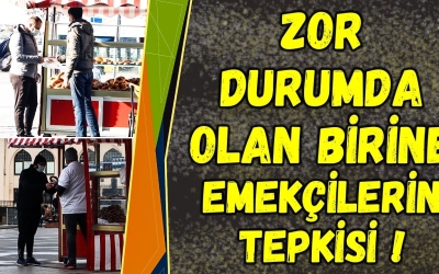 ZOR DURUMDA OLUP EMEKÇİLERDEN SİMİT İSTEMEK ( DUYGUSAL SOSYAL DENEY)