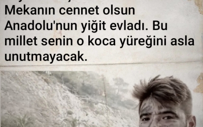 Yangında İtfaiyecilere Su Götürürken Şehit Olan Koca Yürekli Şahin 