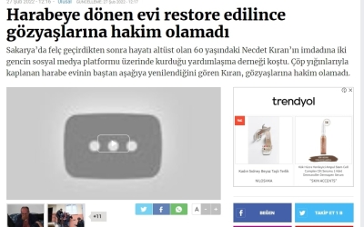 Harabeye Dönen Evi Restore Edilince Gözyaşlarına Hakim Olamadı