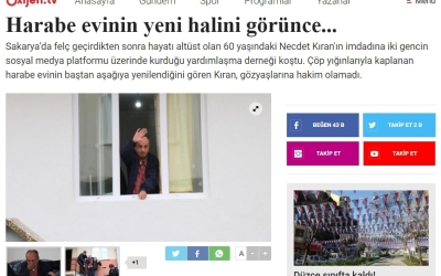 Harabeye Dönen Evi Restore Edilince Gözyaşlarına Hakim Olamadı