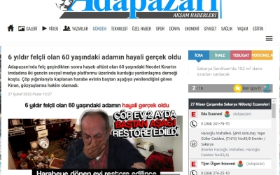 Harabeye Dönen Evi Restore Edilince Gözyaşlarına Hakim Olamadı