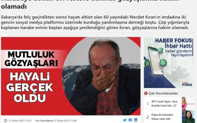 Harabeye Dönen Evi Restore Edilince Gözyaşlarına Hakim Olamadı