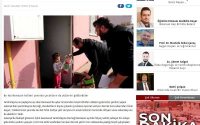 BU KEZ RAMAZAN KOLİLERİ YANINDA ÇOCUKLARIN DA YÜZLERİNİ GÜLDÜRDÜLER