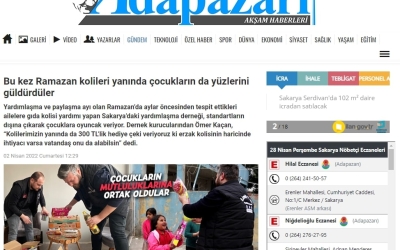 Bu Kez Ramazan Kolileri Yanında Çocukların 'da Yüzlerini Güldürdüler