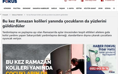Bu Kez Ramazan Kolileri Yanında Çocukların da Yüzlerini Güldürdüler