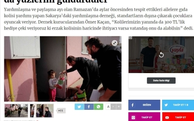 Bu Kez Ramazan Kolileri Yanında Çocukların 'da Yüzlerini Güldürdüler