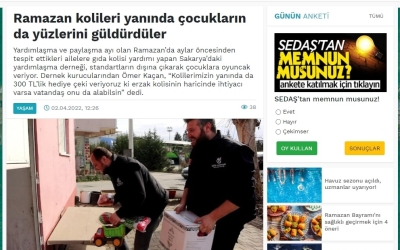 Bu Kez Ramazan Kolileri Yanında Çocukların 'da Yüzlerini Güldürdüler