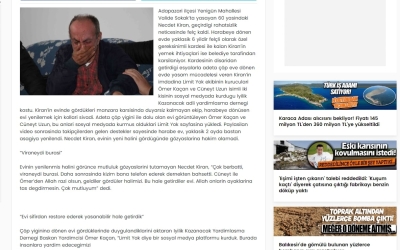 Harabeye Dönen Evi Restore Edilince Gözyaslarina Hakim Olamadı