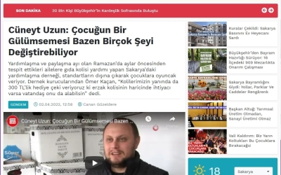 Cüneyt Uzun: Çocuğun Bir Gülümsemesi Bazen Birçok Şeyi Değiştirebiliyor