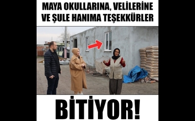 Şule Hanım Ve Maya Okullarına Teşekkürler 