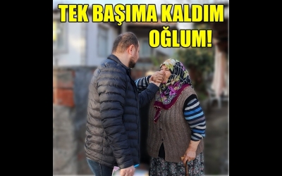 Tek başıma kaldım oğlum. (KÖMÜR, ERZAK FİŞİ, ADAK ETİ DAĞITIYORUZ)