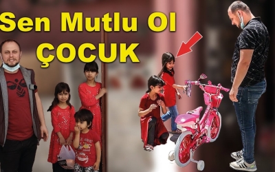 PARKTA ÇOCUKLARA BİSİKLET VE OYUNCAK DAĞITMAK - İYİLİK KAZANACAK