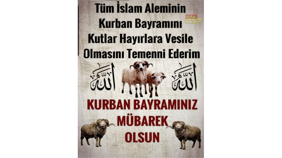 Kurban Bayramınız Mübarek Olsun 